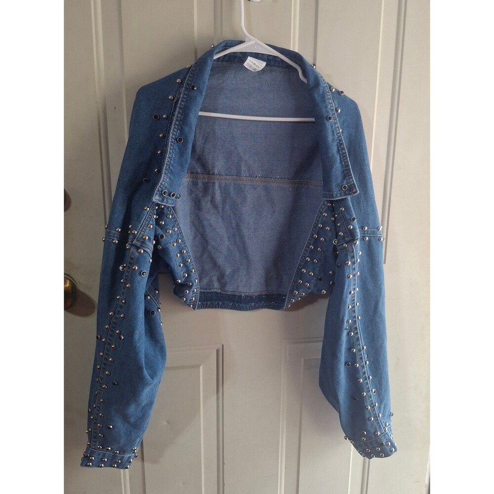 Studded denim jacket